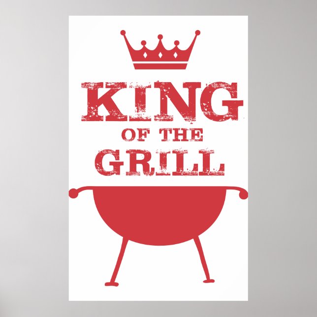 King Of The Grill, Red Poster (Front)