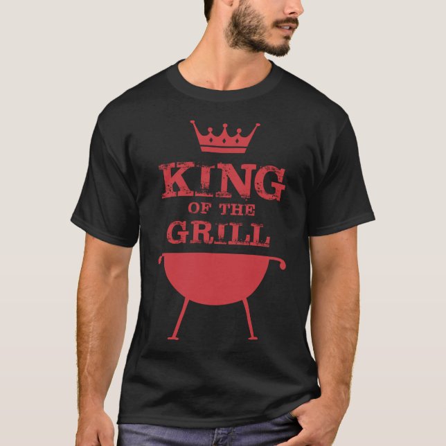 King Of The Grill, Red T-Shirt (Front)
