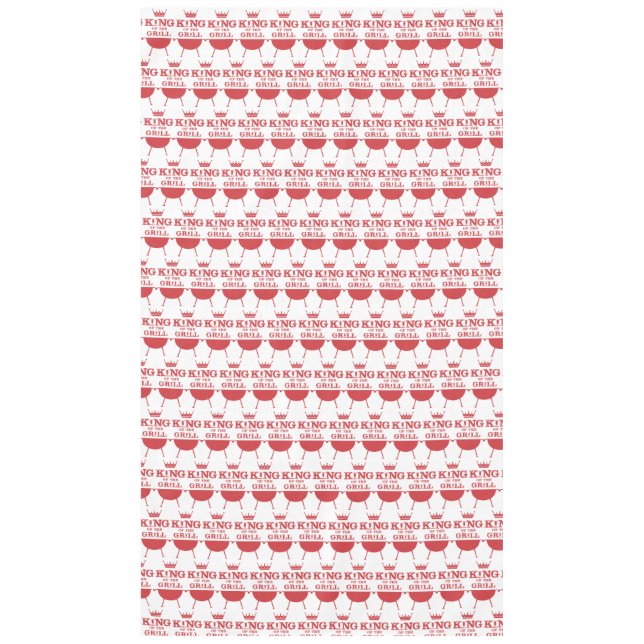 King Of The Grill, Red Tablecloth (Front)