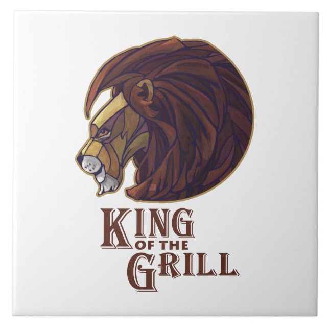 King of the Grill Tile (Front)
