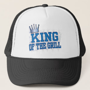 king of the grill trucker hat