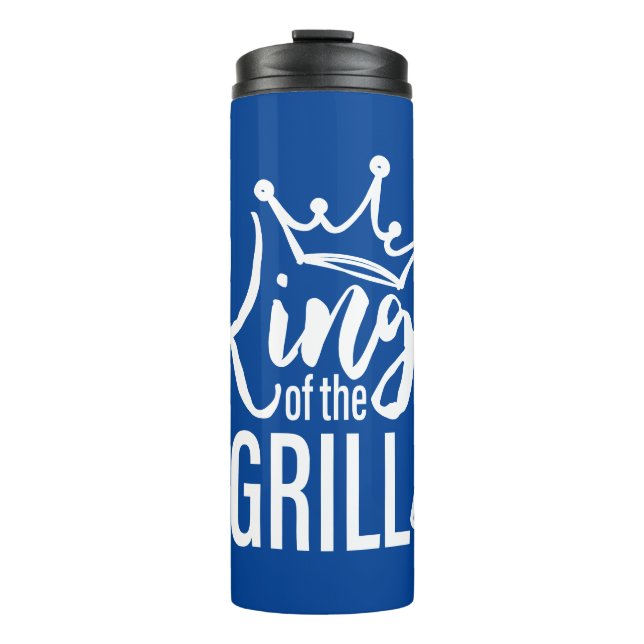 King of the Grill Typography Thermal Tumbler (Front)
