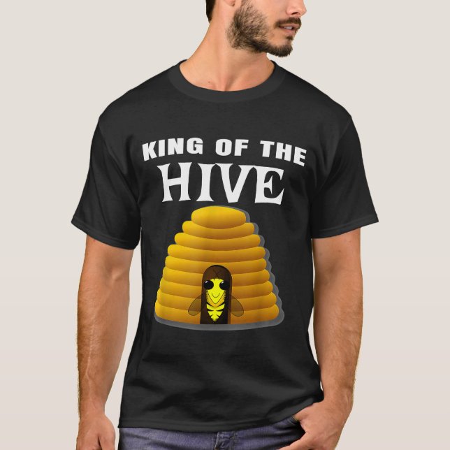 King Of The Hive Apiary Mens   Beekeeper T-Shirt (Front)