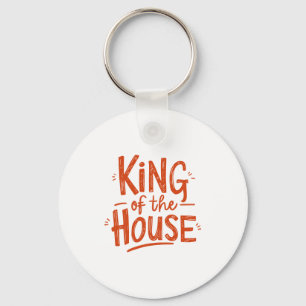 "King of the house" fathers gift Key Ring