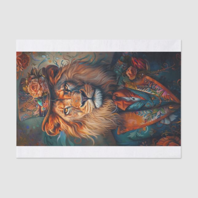 King of the Jungle13 Tissue Paper (Front)