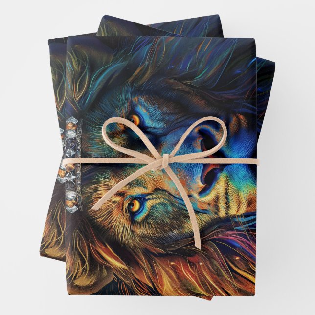 King of the Jungle1 Third Edition  Wrapping Paper Sheet (In situ)