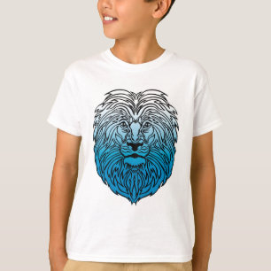 King of the Jungle, Blue Lion Boy's T-Shirt