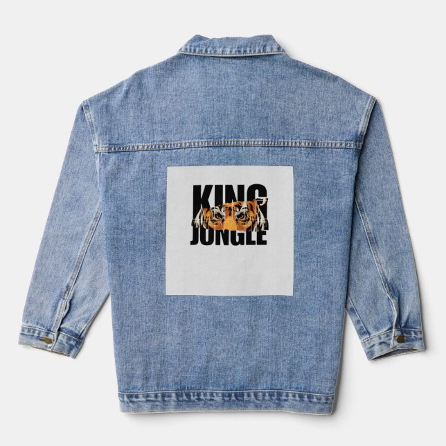 King of the Jungle Denim Jacket (Back)