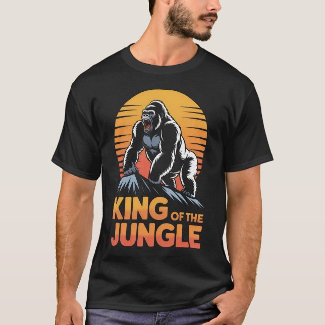 King Of The Jungle - Gorilla T-Shirt (Front)