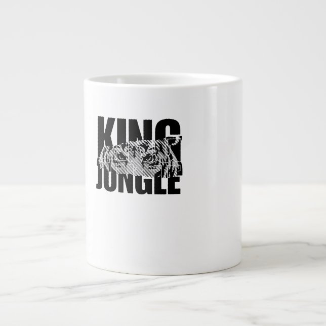 King of the Jungle Large Coffee Mug (Front)
