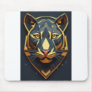 King of the jungle lion mouse pad
