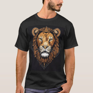 King of the Jungle: Lion T-Shirt Design