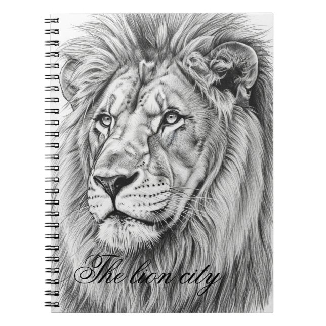 King of the Jungle" School Notebook (Front)