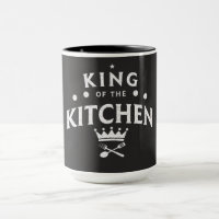 King of the Kitchen Crown – Funny Foodie Black