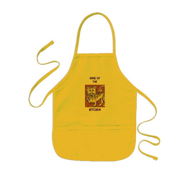 King Of The Kitchen Kids Apron (Front)