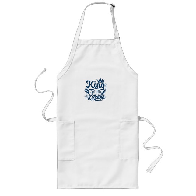 King of the Kitchen Long Apron (Front)