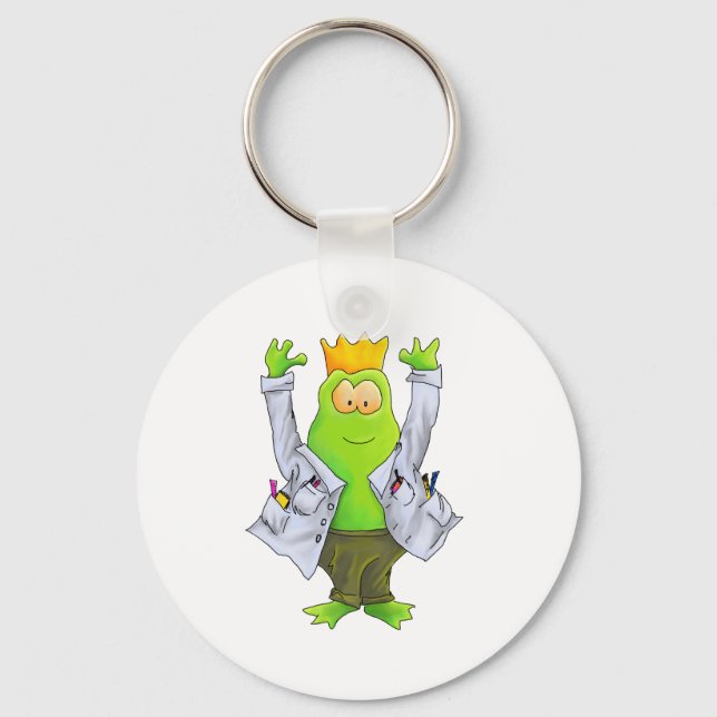 King of the Lab Key Ring (Front)