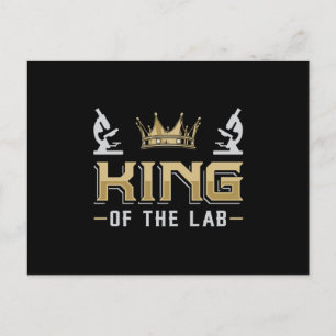 King Of The Lab Laboratory Technician Lab Tech Postcard