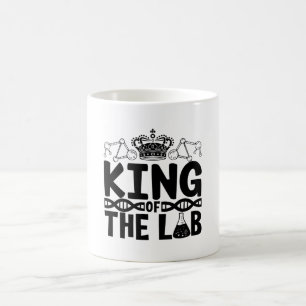 King Of The Lab Tech Science Laboratory Technician Coffee Mug