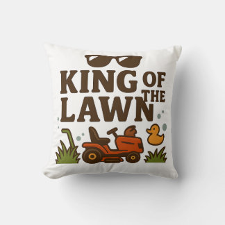 King of the Lawn – Dad Edition Cushion