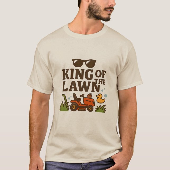 King of the Lawn – Dad Edition T-Shirt (Front)