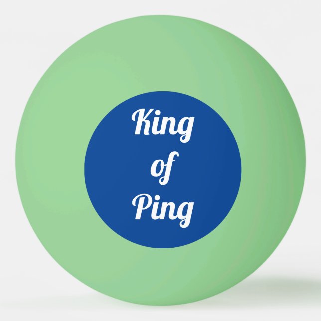 King of the Ping Glow in the Dark Pong Ball (Front)