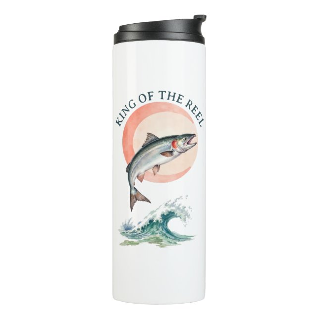 King of the Reel Custom Water Bottle (Rotated Left)