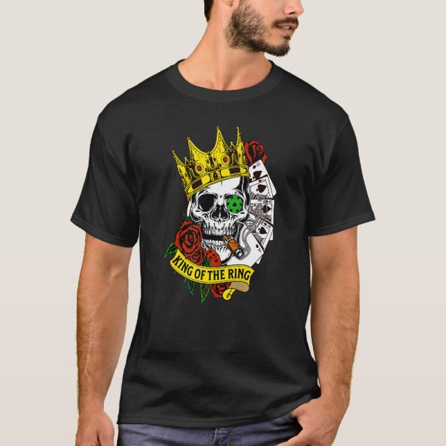 King of the Ring  Texas Hold 'em Poker T-Shirt (Front)