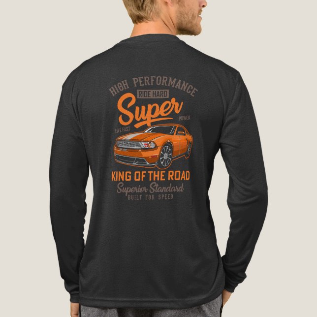 King of the Road High Performance  Tri-Blend Shirt (Back)