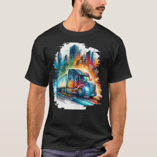 King of the road truck driver design for truck lov T-Shirt