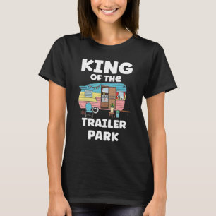 King Of The RV Park Matching King Queen Motorhome  T-Shirt