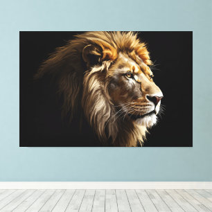 King of the Savannah Canvas Print