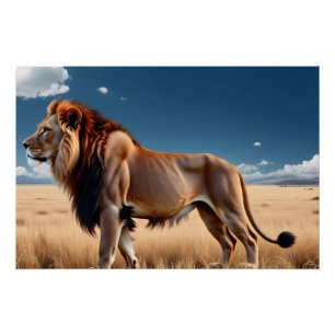 King of the Savannah Poster