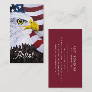 King of the Skies Painting by Alfred Fox Business Card