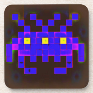 King of the Space Invasion (Version B) Coaster