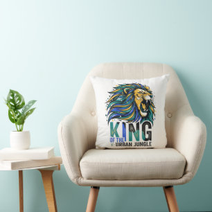 King of the Urban Jungle Cushion