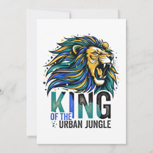 King of the Urban Jungle Invitation