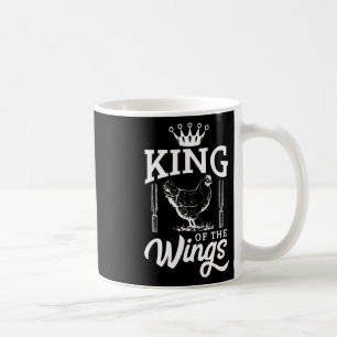 King Of The Wings Funny Chicken Bbq Barbecue Coffee Mug