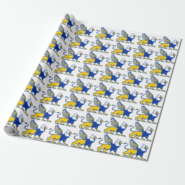 King Open Wrapping Paper (Unrolled)