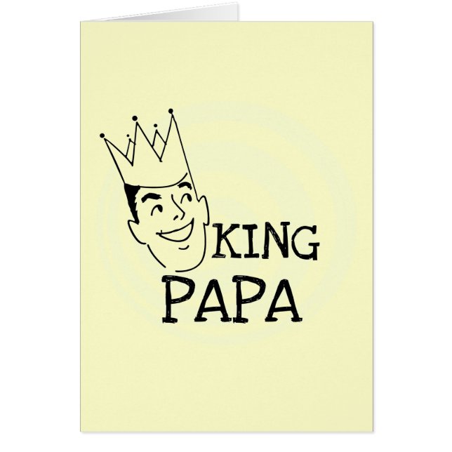 King Papa T-shirts and Gifts (Front)