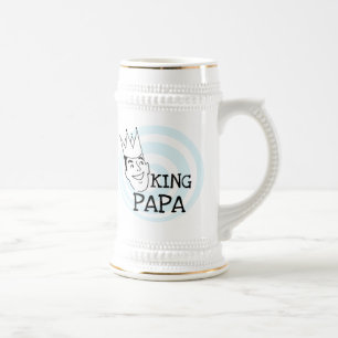 King Papa T-shirts and Gifts Beer Stein