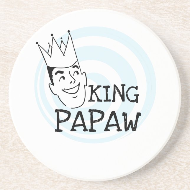 King Papaw T-shirts and Gifts Coaster (Front)