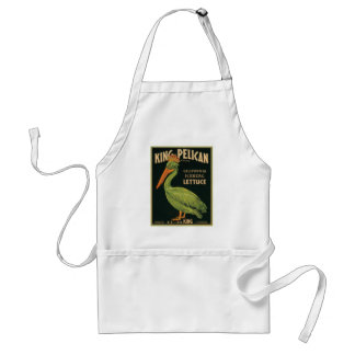 King Pelican Vintage Label Standard Apron