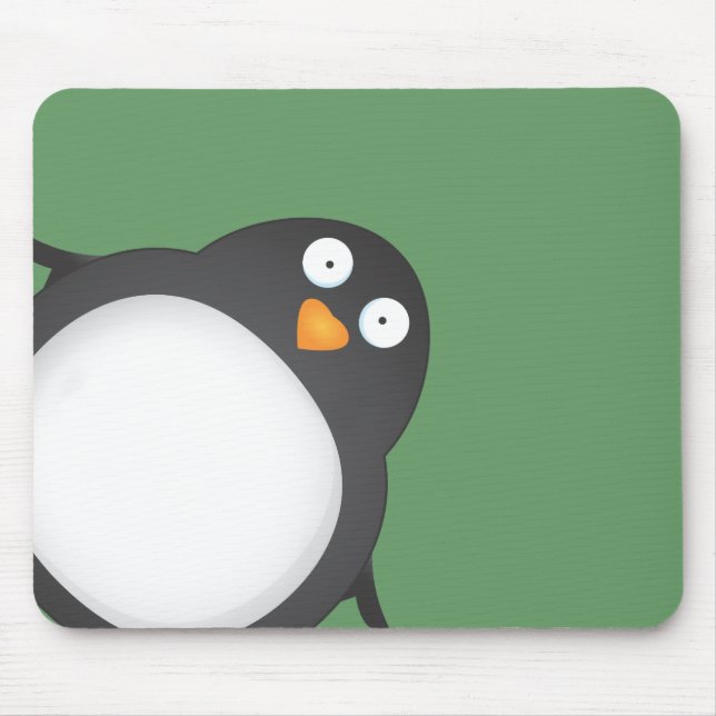 King Penguin Mouse Pad (Front)