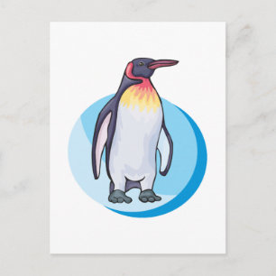 king penguin postcard