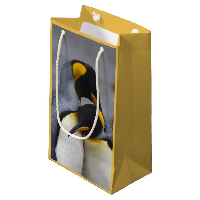 King Penguins in Love Gift Bag (Front Angled)
