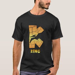 King personalised boys dinosaur cute custom kids n T-Shirt