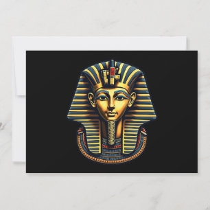 King Pharaoh Tutankhamun Pharaoh Ancient Egyptian Invitation