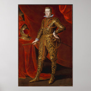 KING Philip IV In Parade Armour (1605–1665) Poster