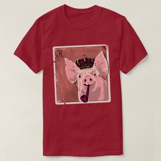 King Pig  T-Shirt (Design Front)